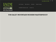 Tablet Screenshot of jademountainbuilders.com